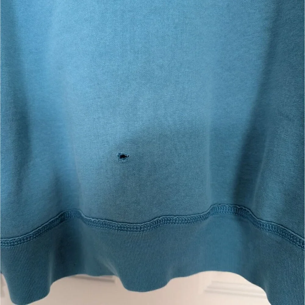 Polo Jeans Hoodie Mens Size Large Blue PRL Crest Pocket Hooded Sweatshirt